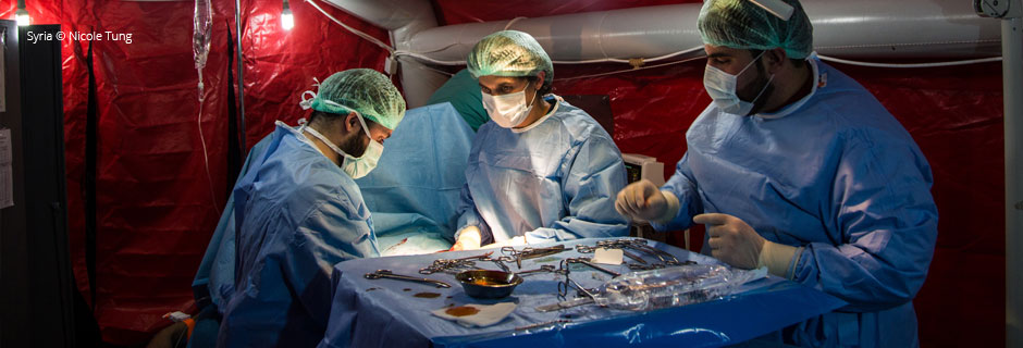 Άμεση ανάγκη για Χειρουργούς - Αναισθησιολόγους- Γυναικολόγους στη Συρία